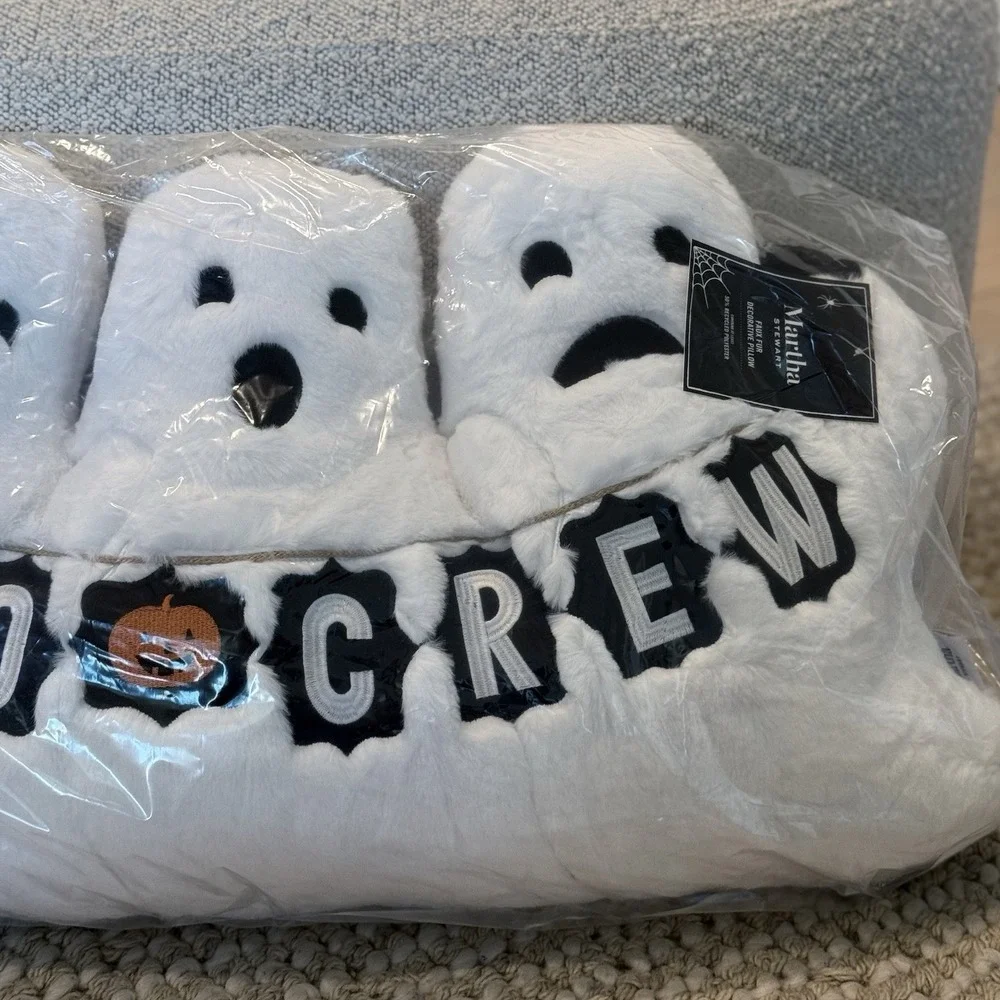 Martha Stewart Ghost Pillow Halloween Boo Crew 30